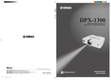 Yamaha Projector DPX-1300 User manual
