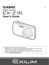 Casio EX-Z16 User manual