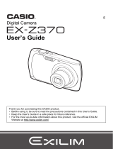 Casio EX-Z370 User manual