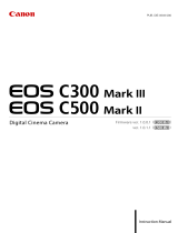 Canon EOS C300 Mark III User guide