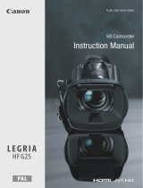 Canon LEGRIA HF G25 User guide
