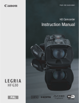 Canon LEGRIA HF G30 User manual