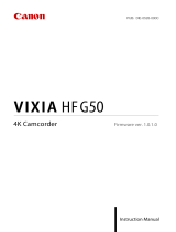 Canon VIXIA HF G50 User manual