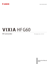 Canon VIXIA HF G60 User manual