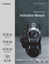 Canon Vixia HF-R32 User manual