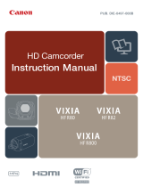 Canon VIXIA HF R80 User manual