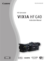 Canon Vixia HF-G40 Operating instructions