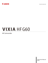 Canon Vixia HF-G60 User manual