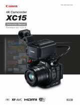 Canon XC15 User manual