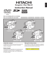 Hitachi Camcorder DZ-BX35A User manual