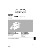 Hitachi DZ-MV350A User manual