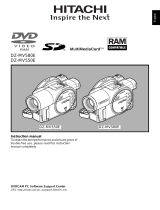 Hitachi DZ-MV550E User manual