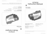 Hitachi VM-E530A Operating instructions