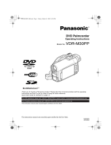 Panasonic VDR-M30PP User manual