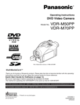 Panasonic VDRM70PP User manual