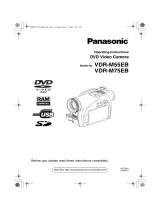 Panasonic VDRM55EB Operating instructions