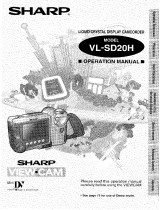 Sharp vl sd 20 Owner's manual