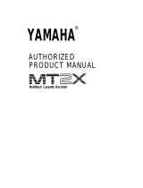 Yamaha MT2X Owner's manual