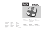 Tanita BF-626W User manual