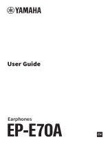 Yamaha EP-E70A User guide