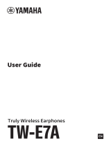 Yamaha TW-E7A Truly Wireless Earphones User manual