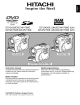 Hitachi DZ-MV750E Owner's manual