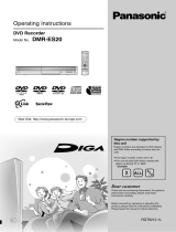 Panasonic Diga DMR-ES20 User manual