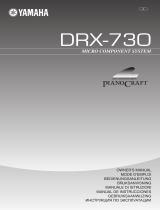 Yamaha PianoCraft DRX-730 Owner's manual