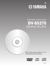 Yamaha DV-S5270 User manual