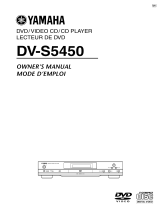 Yamaha DV-S5450 Owner's manual