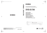 Yamaha DVD-S1700 Owner's manual