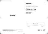Yamaha DVD-S1700B User manual