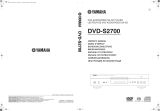 Yamaha DVD-S2700 User manual