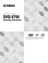 Yamaha DVD-S795 Owner's manual