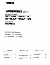Yamaha WF112F Owner's manual