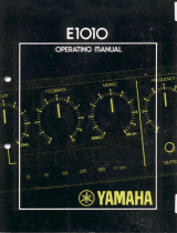 Yamaha E1010 Owner's manual