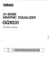 Yamaha GQ1031 Owner's manual