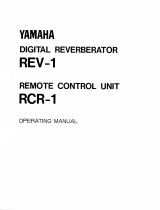 Yamaha RCR-1 Owner's manual