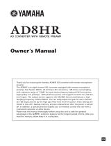 Yamaha AD8HR Owner's manual