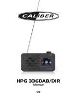 Caliber HPG336DAB/DIR Owner's manual