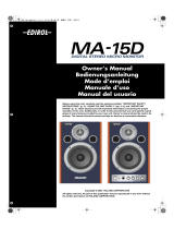 Roland MA-15DCW Owner's manual