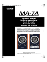Roland MA-7A Owner's manual