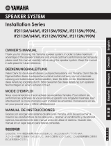 Yamaha IF2112M/64(W), IF2112M/95(W),IF2112M/99(W) Owner's manual