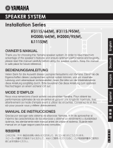 Yamaha IH2000 Owner's manual