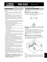 Yamaha NS-333 Owner's manual