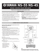 Yamaha NS-C55 User manual