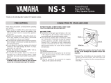 Yamaha NS-5 Owner's manual
