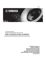 Yamaha NS-IC600/NS-IC800 User manual