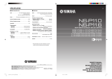Yamaha NS-P116 Owner's manual