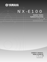 Yamaha NX-E100 Owner's manual